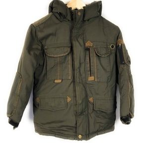 Hawk & Co. Outfitter Boys sz 8 Fleece Lined Coat